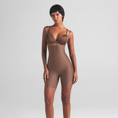 SKIMS BODY CORE SCULPT OPEN BUST MID THIGH BODYSUIT | JASPER
