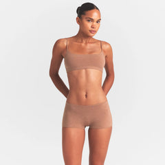 EVERYDAY COTTON SCOOP BRALETTE | SIENNA HEATHER