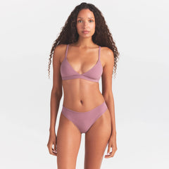 FITS EVERYBODY TRIANGLE BRALETTE | MUTED MAUVE