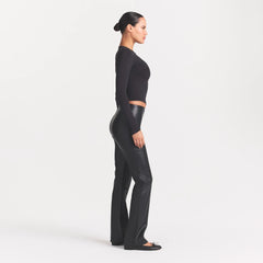 FAUX LEATHER PANT | ONYX