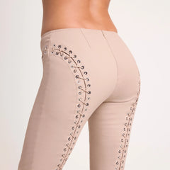 LUDOVIC DE SAINT SERNIN X SKIMS WAXED COTTON PANT | CLAY