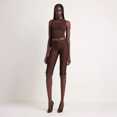 LUDOVIC DE SAINT SERNIN X SKIMS MILKY SHEER TANK | COCOA