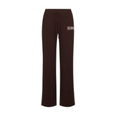 SWEATER KNIT LOGO PANT | COCOA EGRET