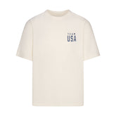 SKIMS FOR TEAM USA JERSEY SLEEP MENS OLYMPIC T-SHIRT | ECRU