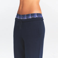 COTTON FLEECE JOGGER | NAVY