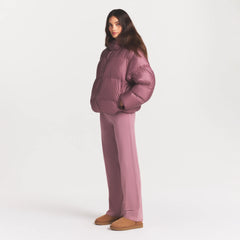 SKIMS PUFFERS HOODED JACKET | MUTED MAUVE