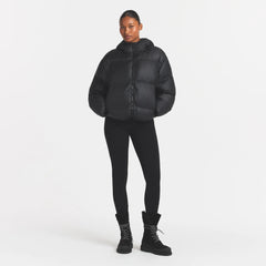 SKIMS PUFFERS HOODED JACKET | ONYX