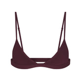 EVERYDAY COTTON TRIANGLE BRALETTE | CURRANT