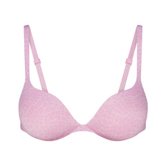 SKIMS ULTIMATE TEARDROP PUSH-UP BRA | BUBBLEGUM LEOPARD PRINT