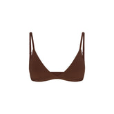 FITS EVERYBODY SUPER PADDED TRIANGLE BRALETTE | COCOA