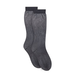 HOSIERY SHEER CREW SOCK 2-PACK | ONYX