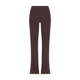 COTTON JERSEY FOLDOVER PANT | ESPRESSO