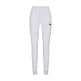 COTTON FLEECE LEGGING WITH EMBOSSED LOGO | LIGHT HEATHER GREY