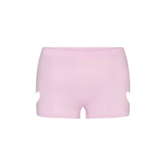 WORN IN JERSEY MICRO HEART SHORT | BABY PINK