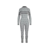 SKIMS FIRST LAYERS TURTLENECK CATSUIT | MIRROR WINTER FAIRISLE