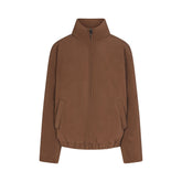 FAUX SUEDE HALF ZIP JACKET | JASPER
