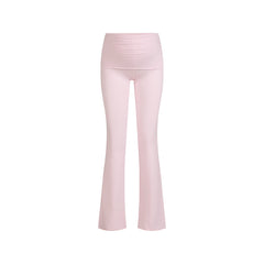 COTTON JERSEY MATERNITY FOLDOVER PANT | CHERRY BLOSSOM