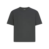 HEAVYWEIGHT COTTON MENS RELAXED CROPPED CREWNECK | DEEP SEA