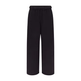 COTTON FLEECE STRAIGHT LEG PANT | ONYX