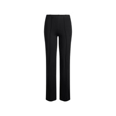 THE ESSENTIAL COLLECTION HIGH-WAISTED PINTUCK STRAIGHT LEG PANT | OBSIDIAN