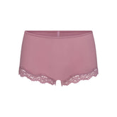 FITS EVERYBODY LACE BOY SHORT | MUTED MAUVE