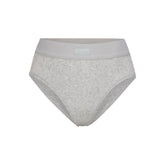 COTTON RIB BRIEF | LIGHT HEATHER GREY