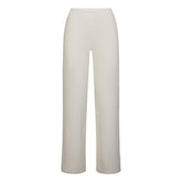 TEXTURED KNIT SHERPA PANT | IVORY