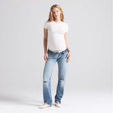 COTTON JERSEY MATERNITY T-SHIRT | MARBLE