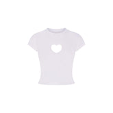 WORN IN JERSEY BABY HEART T-SHIRT | SNOW