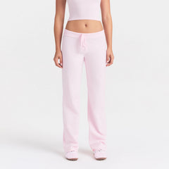 COTTON JERSEY STRAIGHT LEG PANT | CHERRY BLOSSOM