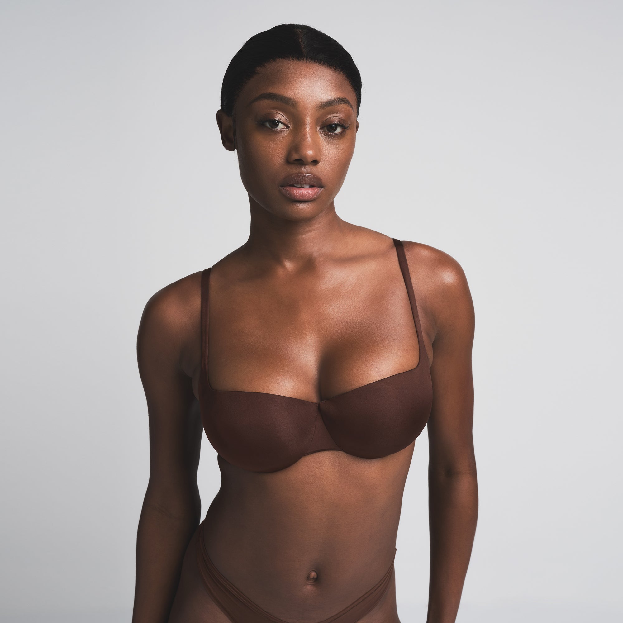 SKIMS ULTIMATE BALCONETTE PUSH-UP BRA | COCOA