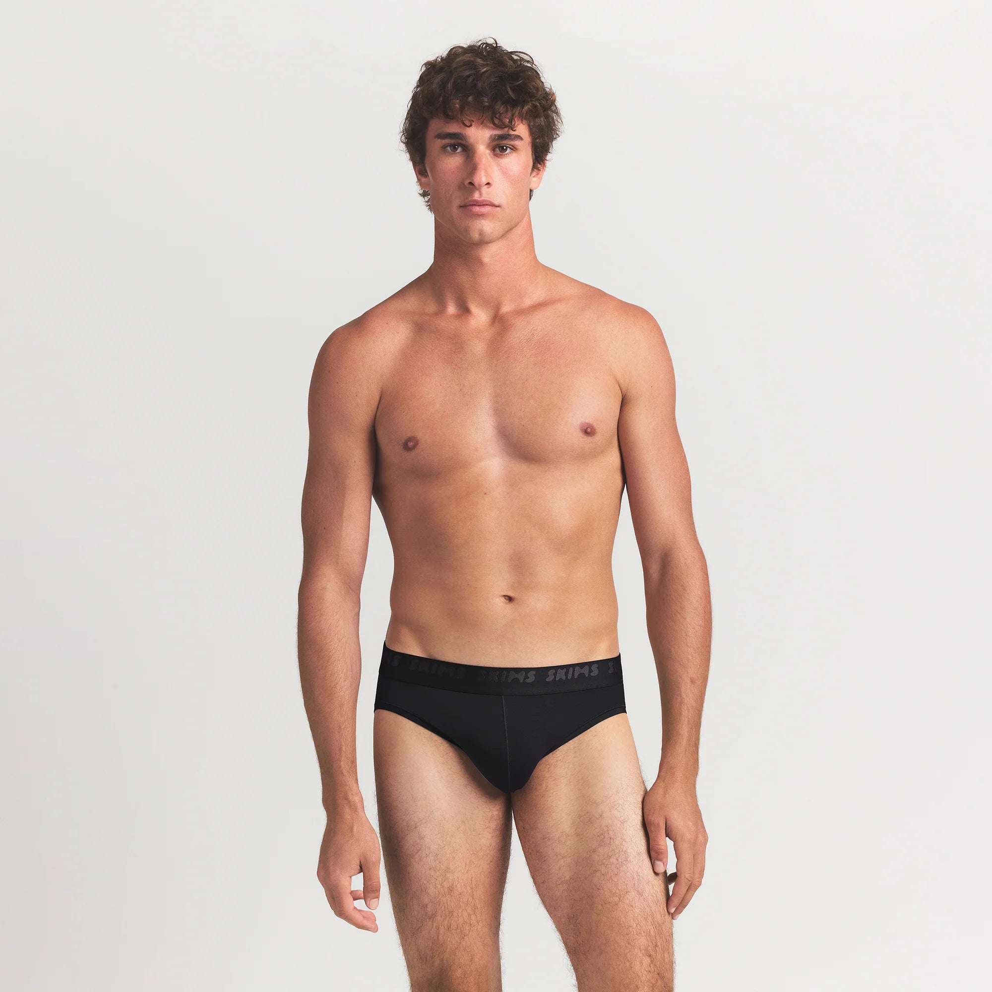 SKIMS STRETCH MENS BRIEF 3-PACK | GUNMETAL MULTI