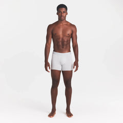 SKIMS STRETCH MENS 3 INCH BOXER BRIEF | LIGHT HEATHER GREY