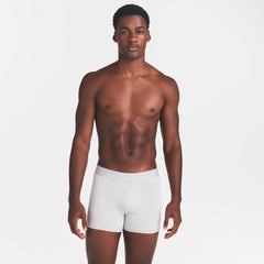 SKIMS STRETCH MENS 3 INCH BOXER BRIEF | LIGHT HEATHER GREY