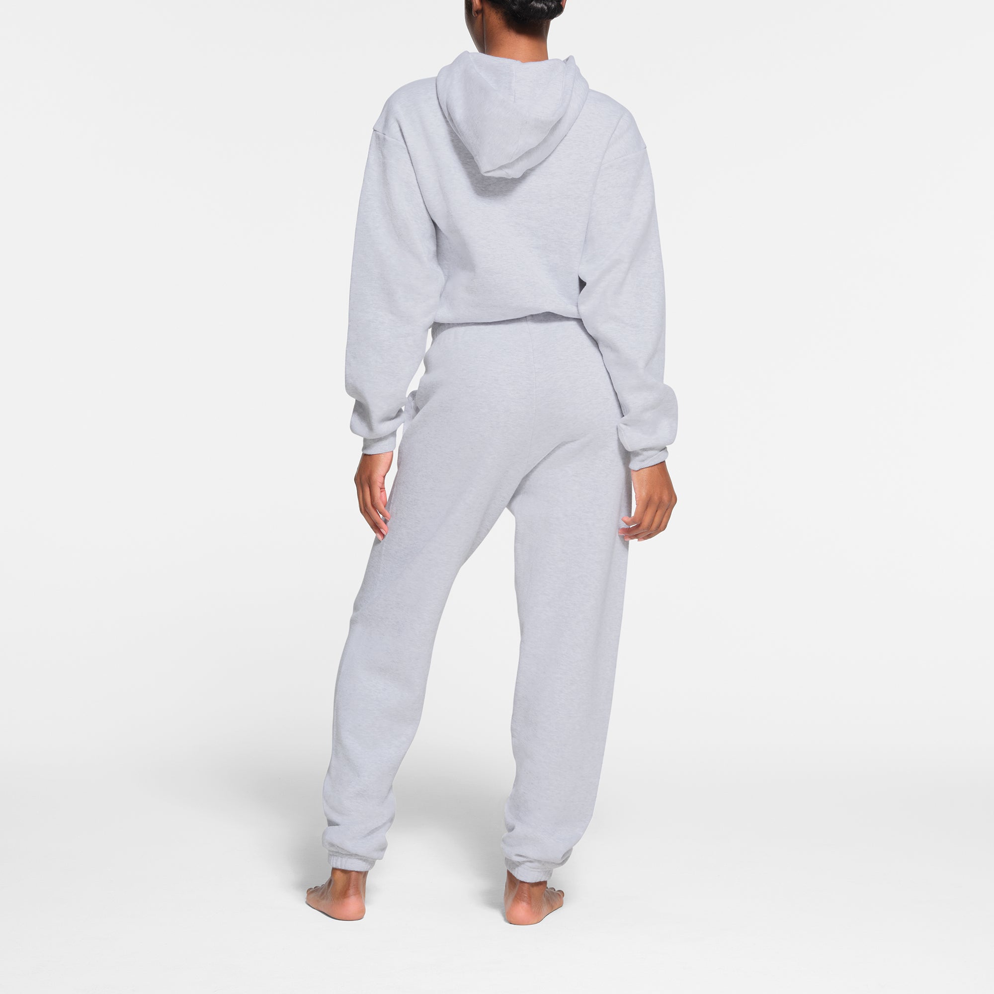 COTTON FLEECE JOGGER | LIGHT HEATHER GREY