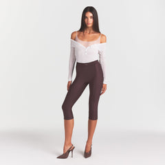 SKIMS BODY HIGH-WAISTED CAPRI | RAISIN