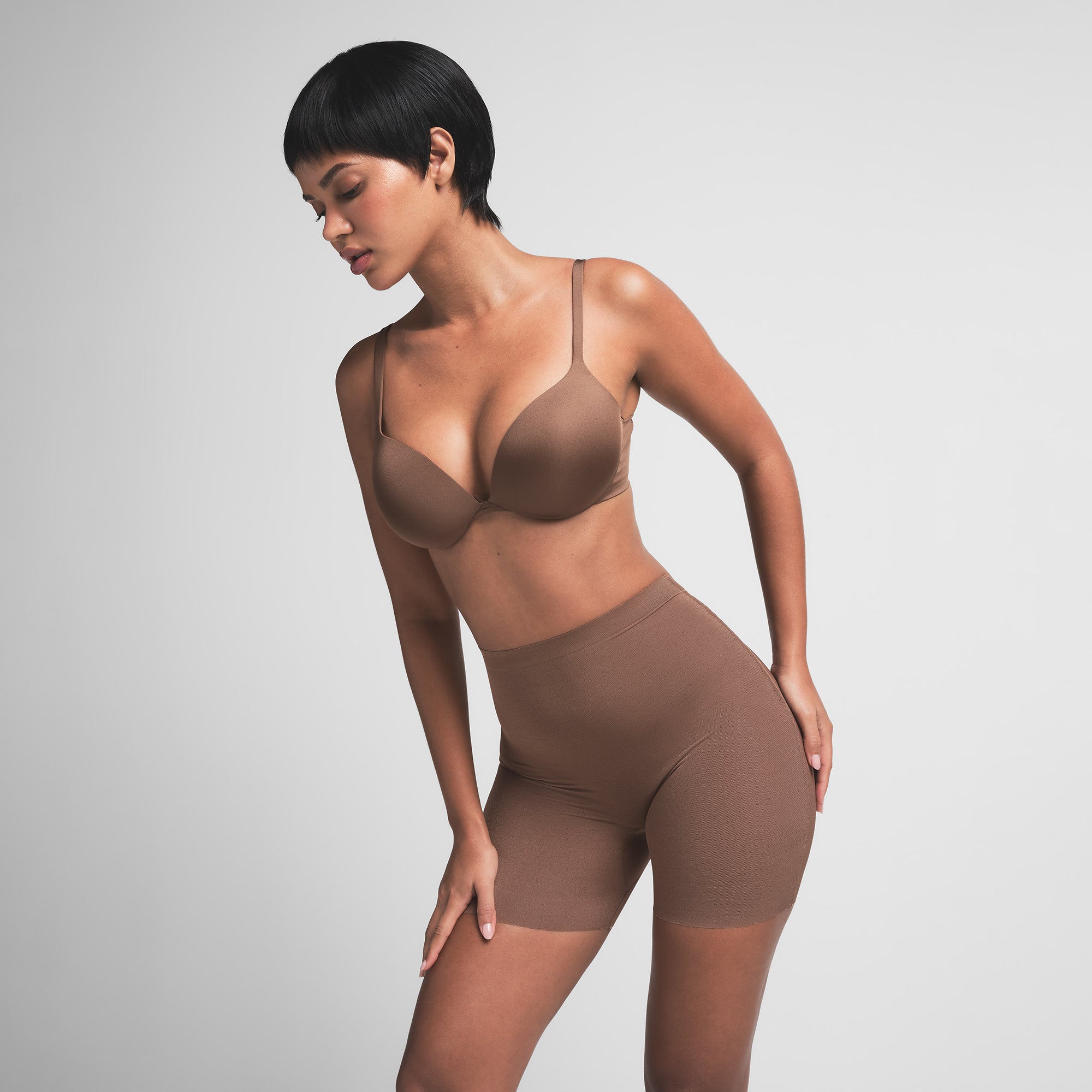 SHEER SCULPT LOW BACK SHORT | JASPER