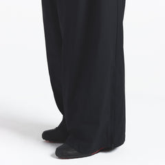 WOVEN NYLON TRACK PANT | OBSIDIAN
