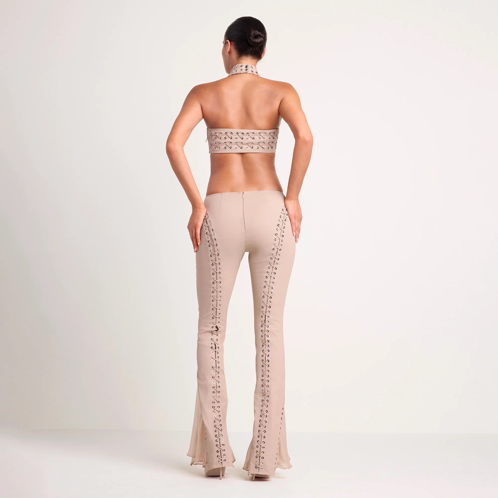 LUDOVIC DE SAINT SERNIN X SKIMS WAXED COTTON PANT | CLAY