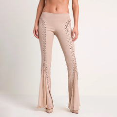 LUDOVIC DE SAINT SERNIN X SKIMS WAXED COTTON PANT | CLAY