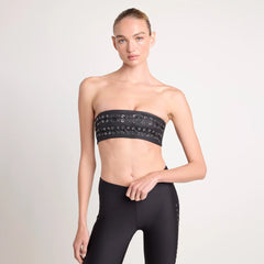 LUDOVIC DE SAINT SERNIN X SKIMS WAXED COTTON BANDEAU | ONYX