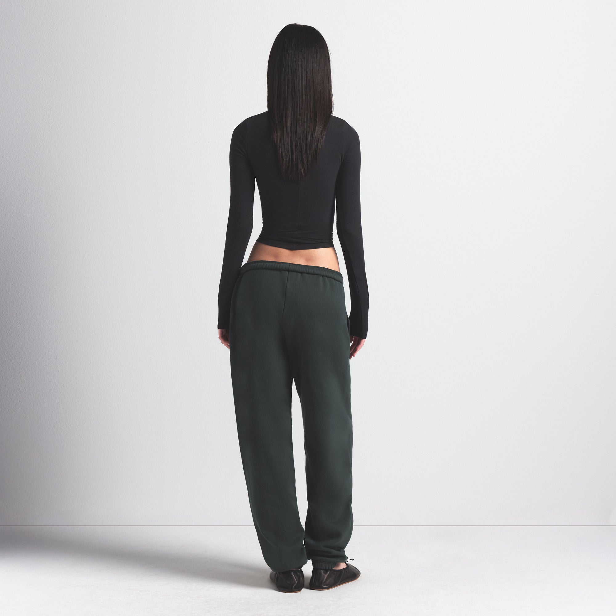 COTTON FLEECE JOGGER | SPRUCE