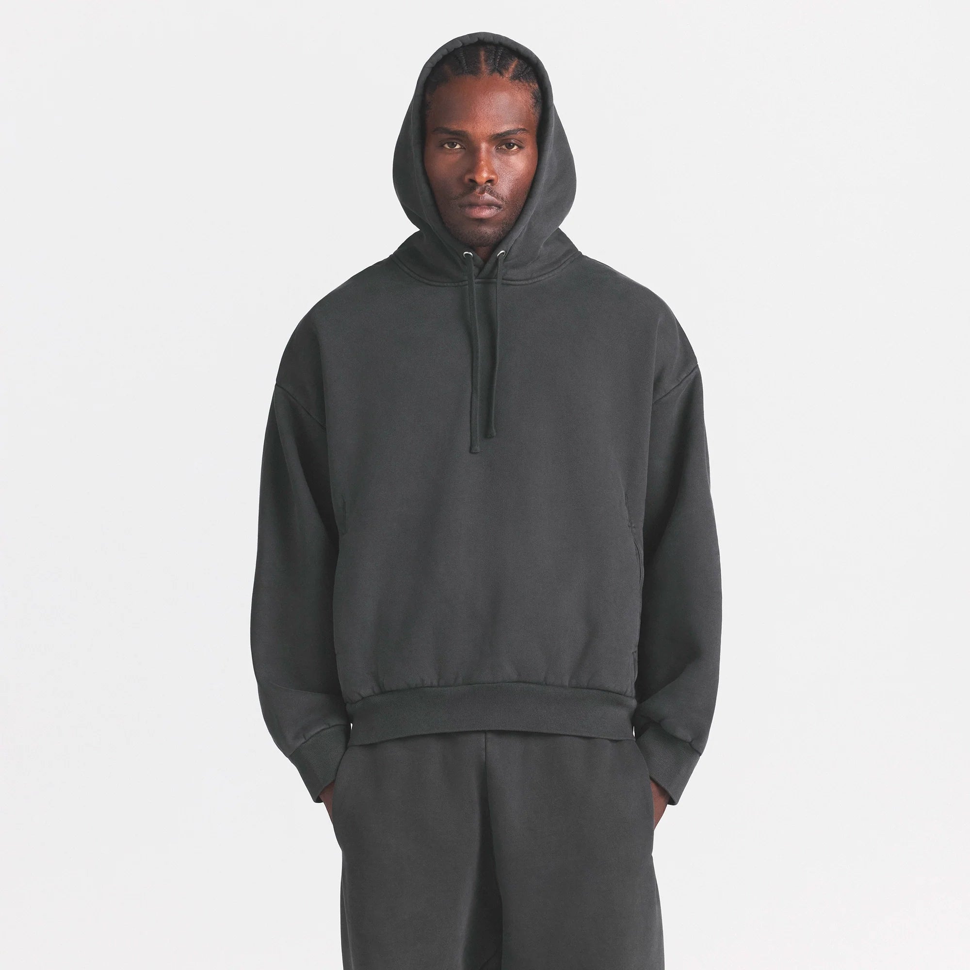 HEAVYWEIGHT FLEECE MENS HOODIE | ONYX