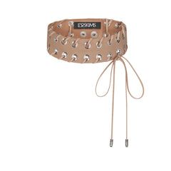 LUDOVIC DE SAINT SERNIN X SKIMS WAXED COTTON CHOKER | SIENNA