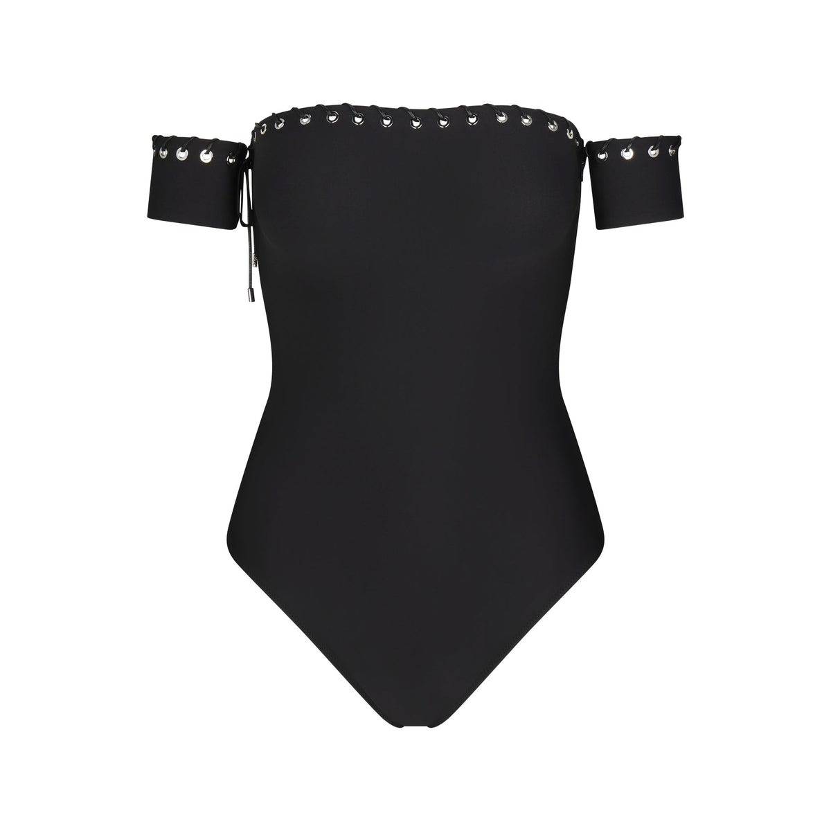 LUDOVIC DE SAINT SERNIN X SKIMS SKIMS BODY STRAPLESS BODYSUIT | ONYX
