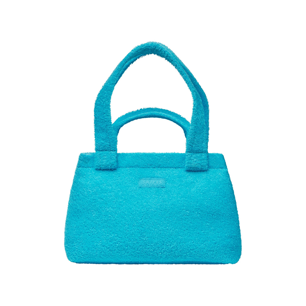 TERRY SMALL TOTE | CYAN