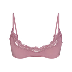 FITS EVERYBODY LACE SCOOP BRALETTE | MUTED MAUVE