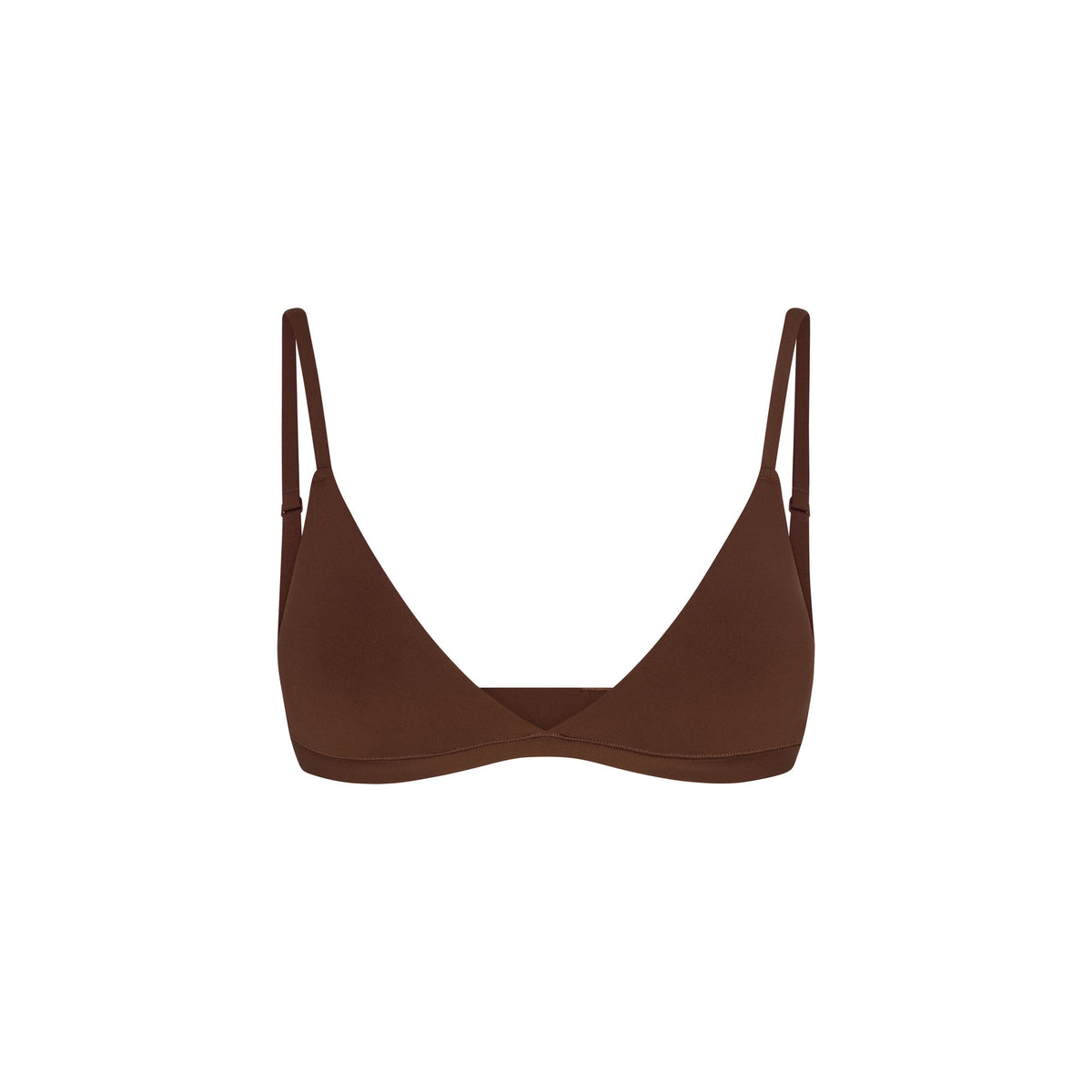 FITS EVERYBODY SUPER PADDED TRIANGLE BRALETTE | COCOA