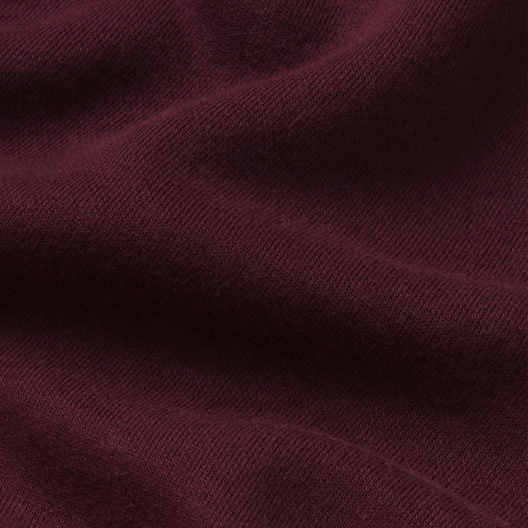 COTTON FLEECE CREWNECK | CURRANT ARCHED SKIMS PLAID