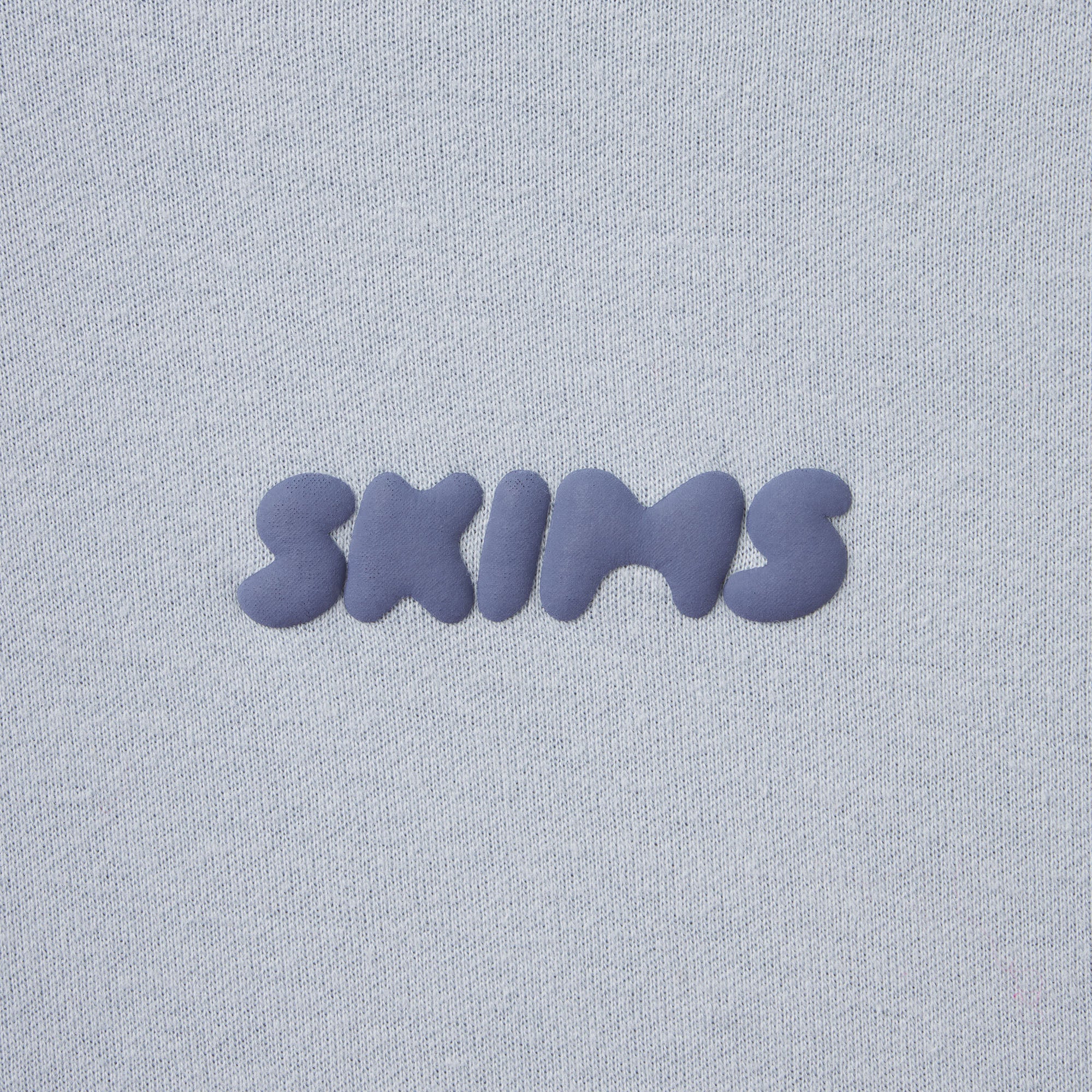 COTTON FLEECE STRAIGHT LEG PANT WITH EMBOSSED LOGO | FOG